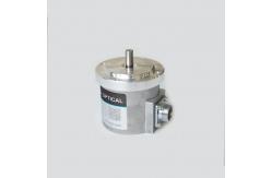China 24V DC  70mm Solid Shaft Encoder Motor ABZ Phase NPN Output supplier