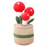 Short Plush Simulation Potted Flower Stuffed Toys ISO9001 For Home Decor for sale