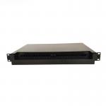 24 Cores Drawer Type Black Rack Mounted Fiber Termination Panel for sale