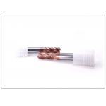 4 Flute AlTiN Coating HRC50 Roughing End Mill 0.6 - 0.8 Um Grain Size Carbide Cutting Tools For Metal for sale