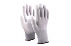 China Custom Garden Gloves 13 Gauge Polyester PU Coated Lightweight Breathable Garden Gloves supplier