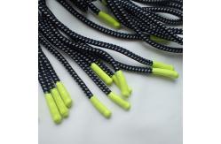 China Shiny Silicone Ends Polyester Fibers 90cm Braided Silk Cord supplier