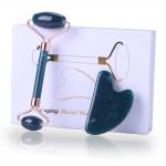 Fashionable Skincare Face Jade Roller pink Quartz Stone Face Roller for sale