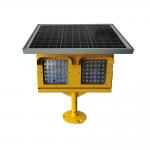 240vac Solar Runway Guard Light 50fpm ICAO Annex 14 Fragile Coupling for sale