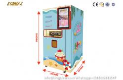China 24H 1.5kw Soft Ice Cream Vending Machine LCD Touch Screen supplier