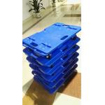 Blue Plastic Durable Handling Plate Dolly with four 4 inch casters  (RFHT100KG) High quality for sale