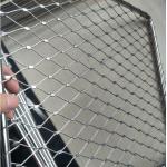 Strong Durable 316 Stainless Steel Rope Wire Mesh 100x100mm For Stair Railing for sale