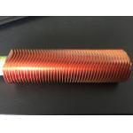 CuNi 90/10 Shape Type Heat Exchanger Fin Tube OD25.4 X 1.5WT L Finned Copper Tubing for sale