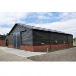 Steel Frame Warehouse for Carport Use Constructed with Durable Sandwich Panel Material for sale