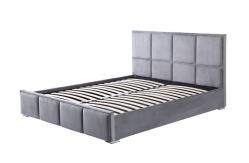 China Hotel 0.355m3 Upholstered Platform Bed With Storage supplier
