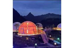 China Anti Noise Transparent Igloo Tent Portable Bubble Tent In Homestays supplier