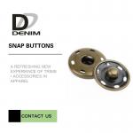 Brass Custom  On Snap Buttons For Overcoat Down Jacket / Cotton - Padded Clothes for sale