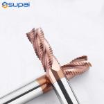 4-Flute Carbide Roughing End Mill Ra3.2 Coat 12mm Shank Diameter for Square Cutting Edge for sale
