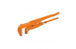China Drop Forged Bent Nose Pipe Wrench 60mm 90deg ODM supplier