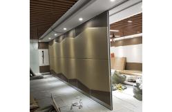 China Movable US Standard Ballroom Removable Partition Wall For University supplier