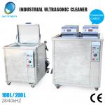 Adjustable Thermo Controller Industrial Ultrasonic Cleaner With Stainless Steel Housing Material for sale