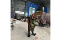 China Dilophosaurus  Costume With Movable Crown Animatronic Dinosaur Party Props supplier