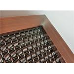 Pre - Crimped Woven Architectural Wire Mesh Panels With Versatile Spine Frame