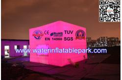 China Attractive Rent Wedding Tent Lighting LED Structure / Inflatable Cube Tent supplier