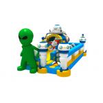 Alien Themed Inflatable Obstacle Game Kids Indoor Bounce House Blow Up Jumping Castle for sale