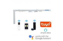 China Tuya Expanding Curtain Track 1.2N.M Aluminium Ceiling Curtain Track supplier