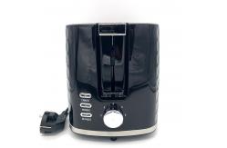China New design black housing 2 slice toaster toaster sandwich maker supplier