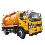 Factory Low-cost  DFAC  6000 Liters   Sewage Suction Truck   High-pressure Cleaning Truck Vacuum tank  Truck for sale