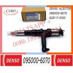 Diesel Common Rail Injector 095000-6070 6251-11-3100 Diesel Injector 095000-6070 For Excavator Engine for sale