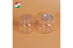 China 500ML PET Bottle Plastic Clear Cylinder Sealed Jar With Screw Lid HYP500-40g supplier