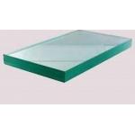 1 4 Flat Edge Frosted Tempered Glass With Customized for sale