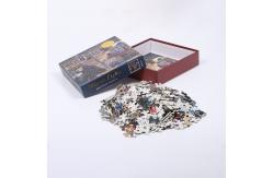 China OEM Luminous Christmas Tree Puzzle 500 Pieces White Card supplier