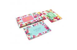 China Blue Flower Pattern Children's Learning Flash Cards For Prayer Purpose supplier