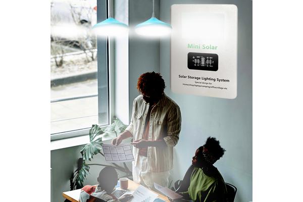 White 22*30cm Solar Hybrid Inverter LED Lights Three Phase SRE-938
