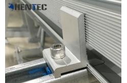 China Durable Aluminium Solar Roof Mounting Systems Pv End Clamp Customized Dimensions supplier