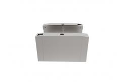 China Pedestrian Biometrics Swing Barrier Gate SUS304 Fingerprint RFID Reader supplier
