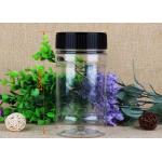 Recyclable Transparent Clear Plastic Cylinder Food Grade Package With Screw Lid for sale