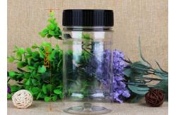 China Recyclable Transparent Clear Plastic Cylinder Food Grade Package With Screw Lid supplier
