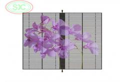 China Hanging LED screens transparent LED display 1000*500MM adjustable brightness supplier