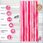 ODM Microfiber Fast Drying Beach Towels 40x72 Custom Digital Printing