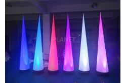 China High Tear Strength Inflatable Cone 100 - 240 V LED Power Long Life Time supplier