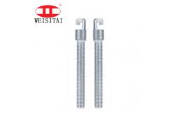 China Solid Steel Scaffolding Parts Galvanized 34MM Scaffolding Thread Rod supplier