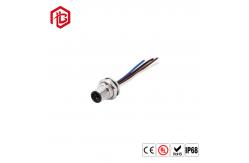 China 8 Pin Waterproof Molded Plug With Cable M12 Connector supplier