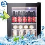 Black 55W 40L Home Mini Fridges 220V 1.4 Cubic Feet for sale