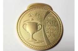 China First Place Metal Custom Sports Medals 4mm Thickness With Trophy Cup Pattern supplier