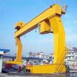 High Technique Single Girder Gantry Crane 5 Tons L Type Remote Control Span 15m for sale