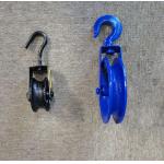 Heavy Duty Cast Iron hook Pulley Black Block Pulley With Cargo Hook