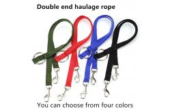 China Nylon Double Head Pet Traction Rope With 1.5cm Traction Belt supplier
