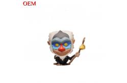 China 3D Cartoon Pop Lion Statue Animated Plastic Animal Model Toy supplier