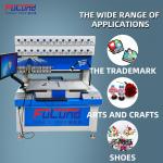 Factory price 24-color Automatic PVC silicone rubber Label Dripping Machine with PC for sale