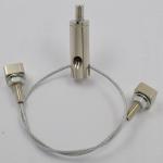 Lighting Wire Rope Components Custom Two-Way Wire Rope Cable Gripper Suspension Kits